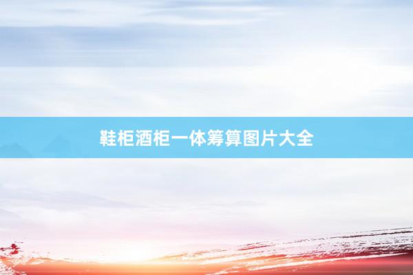 鞋柜酒柜一体筹算图片大全